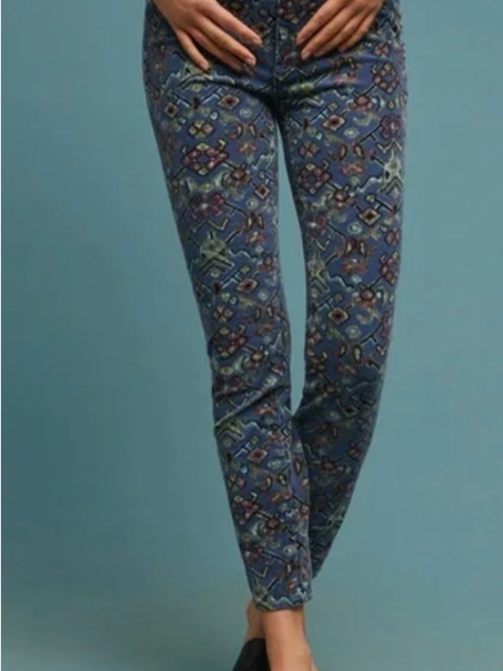 Pilcro and the Letterpress Printed pants by Anthropologie